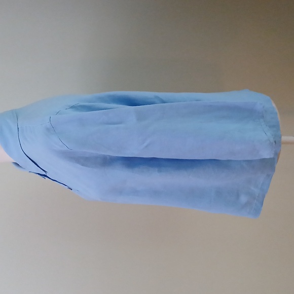 Relativity Linen Button Front Blouse - Picture 2 of 4